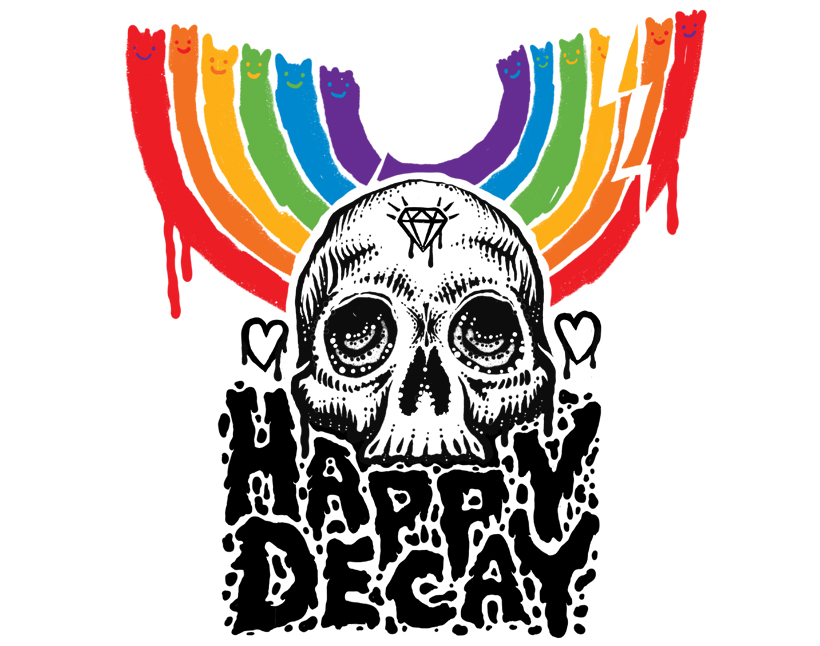 logo design for happy decay