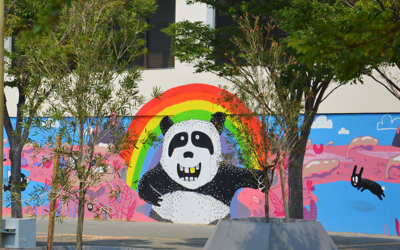 panda mural