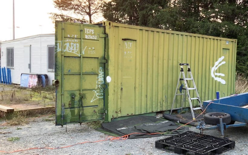 shipping container art