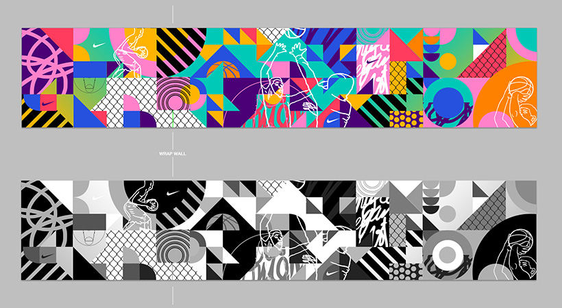 Nike mural concepts